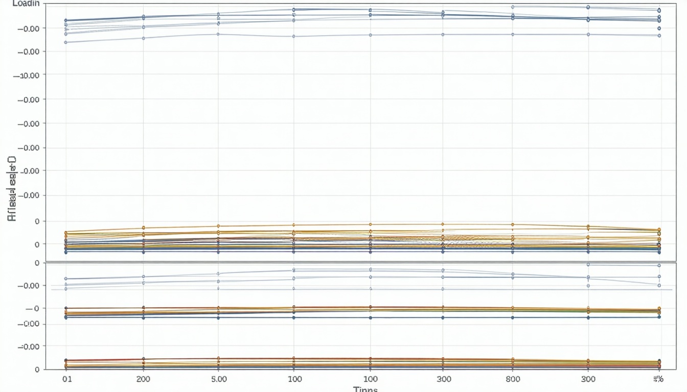 Graph comparing different loading speeds